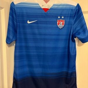 Nike Red and Blue Dri-FIT Jersey